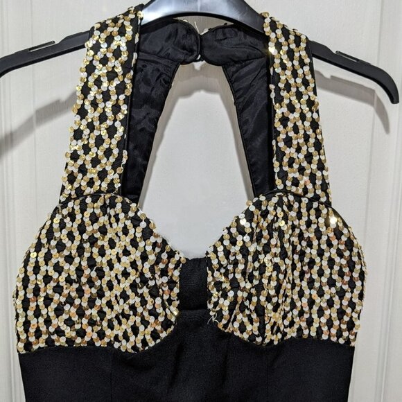 Gunne Sax Jessica McClintock | Sequins Cocktail Dress - Picture 3 of 8